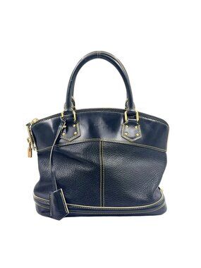 Louis Vuitton Lockit PM Suhali Noir Leather Black Handbag